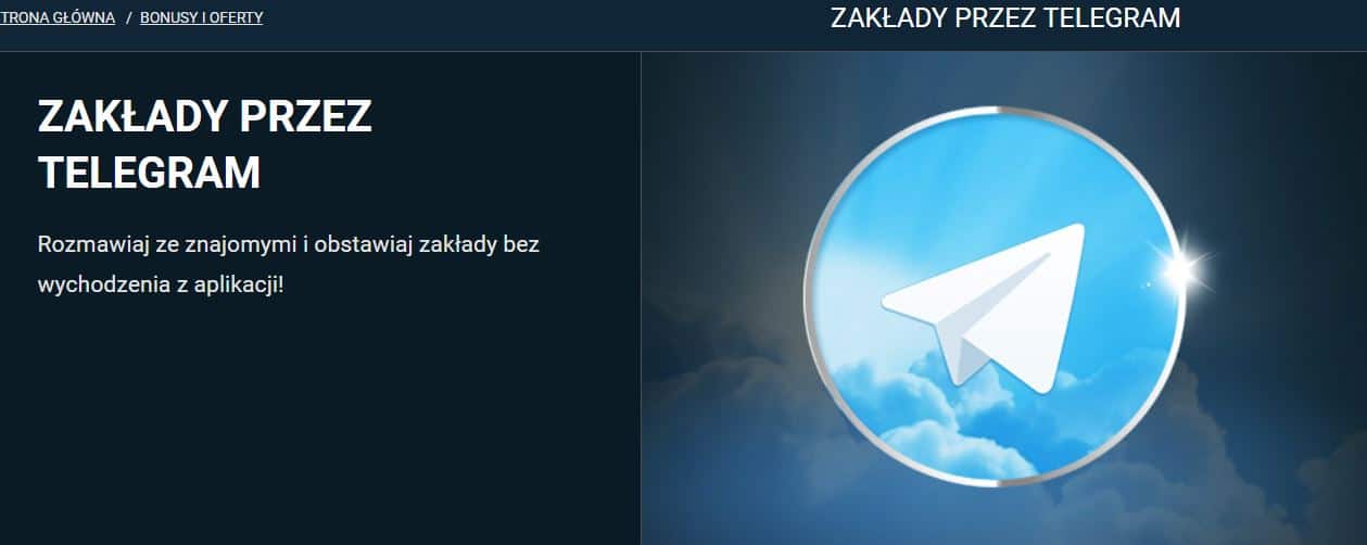 obstawianie przez Telegram
