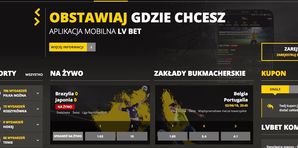 Legalny bukmacher LV BET