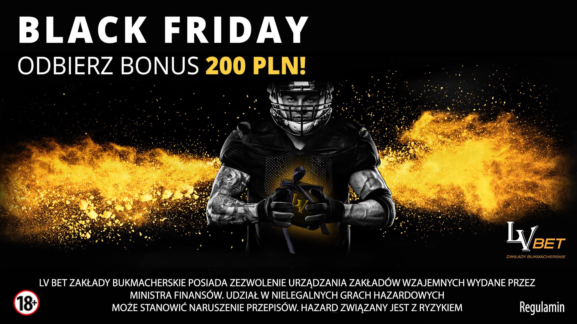 Bonus 200 PLN w LvBET na Black Friday!