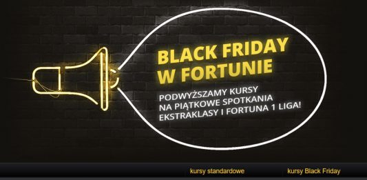 Black Friday u bukmachera Fortuna!