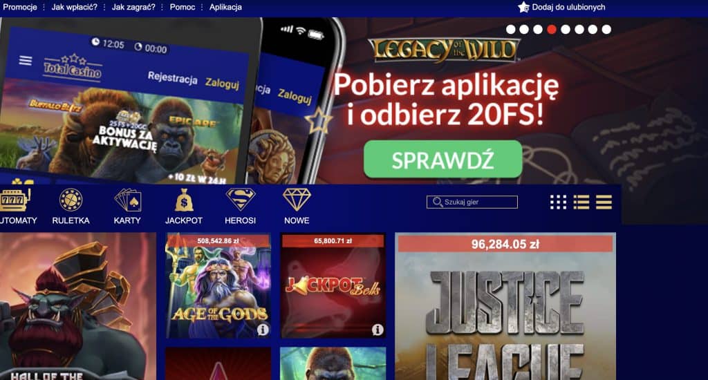 kasyno podobne do total casino