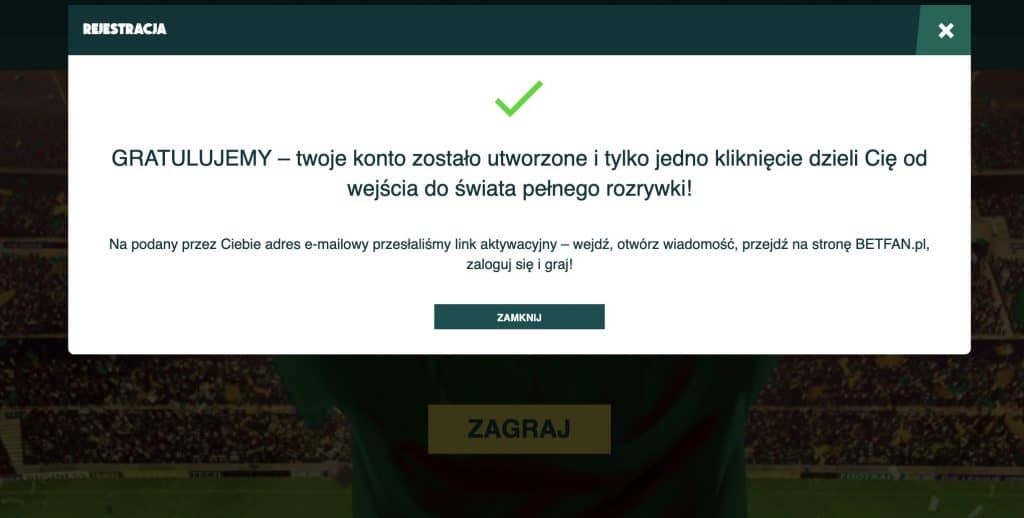 Jak założyć konto w Betfan? Obstawianie bez dowodu!