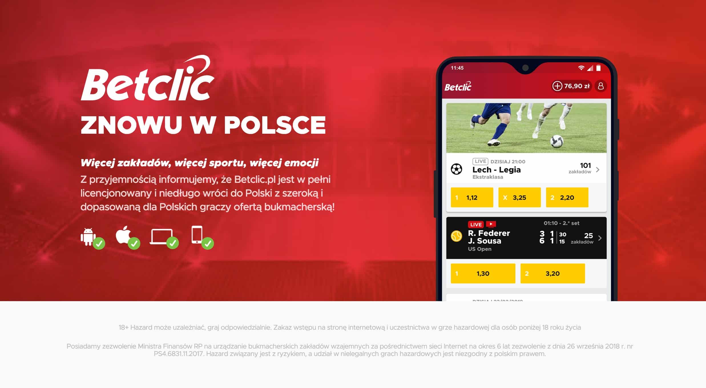BetClic Polska nie wystartuje w czerwcu. Przesunięty start bukmachera!