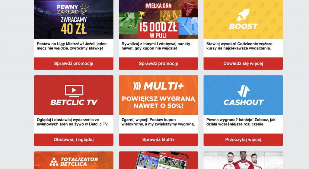 Promocje dla graczy Betclic.pl