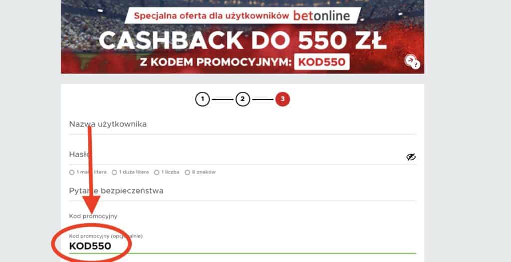 Bonus VIP w Betclic Polska. 550 PLN tylko u nas! Kod promocyjny "KOD550"!