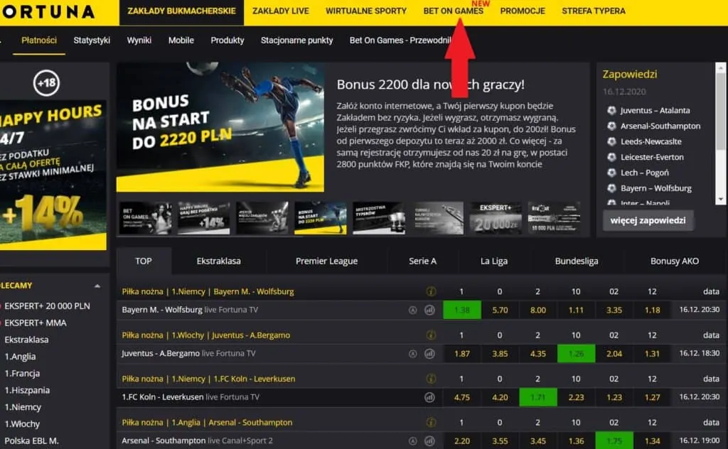 Bet on Games. Symulowane gry karciane Fortuna