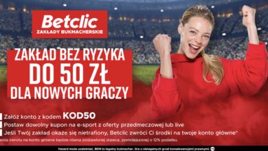 50 PLN na obstawianie e-sportu w Betclic!