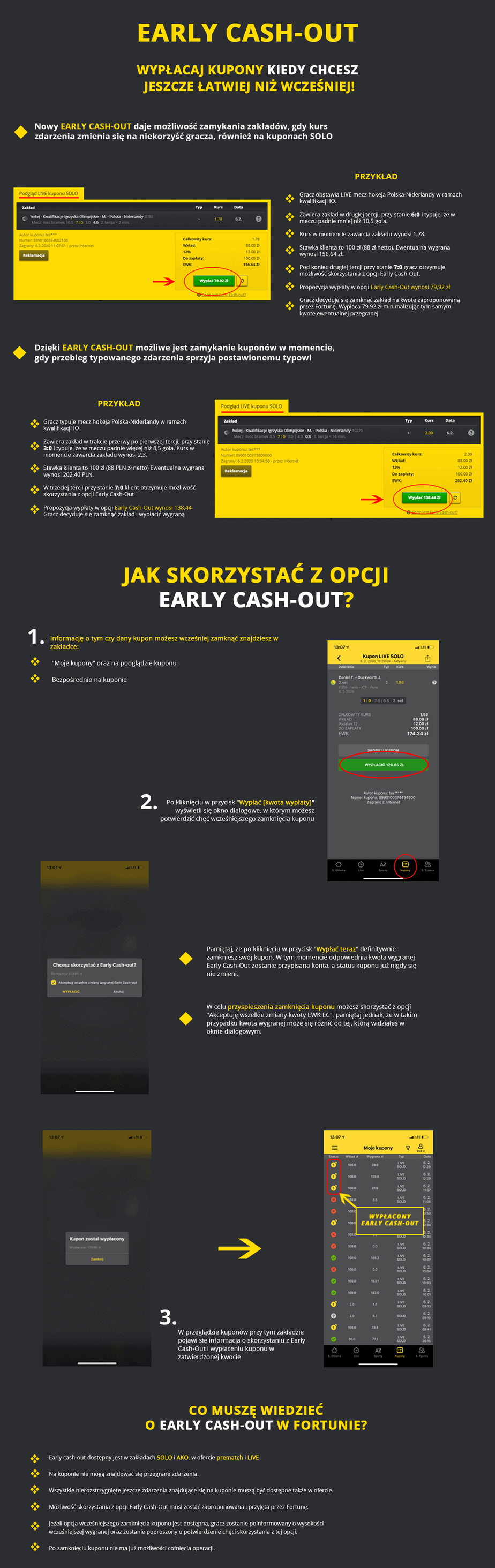 Fortuna cash-out - jak to działa?