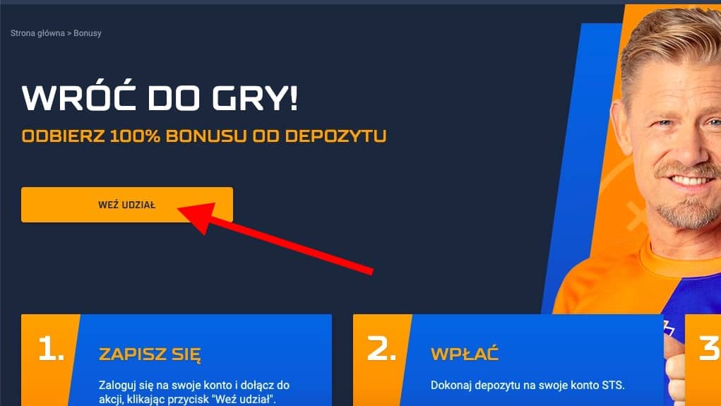 Jak zapisać się do bonusu