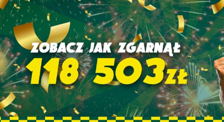 Gracz Betfan pochwalił się kuponem. Wygrał w poniedziałek aż 118.503 PLN!