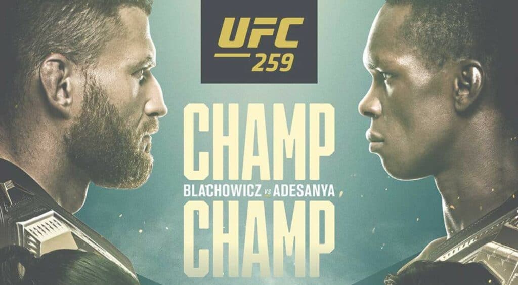 UFC 259. Błachowicz - Adesanya - typy, kursy + stream online