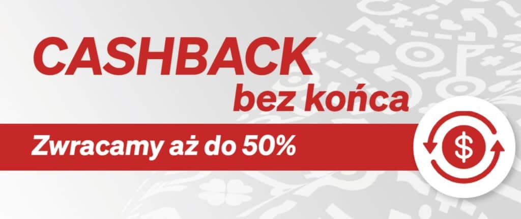 Cashback bez końca na Fuksiarz.pl