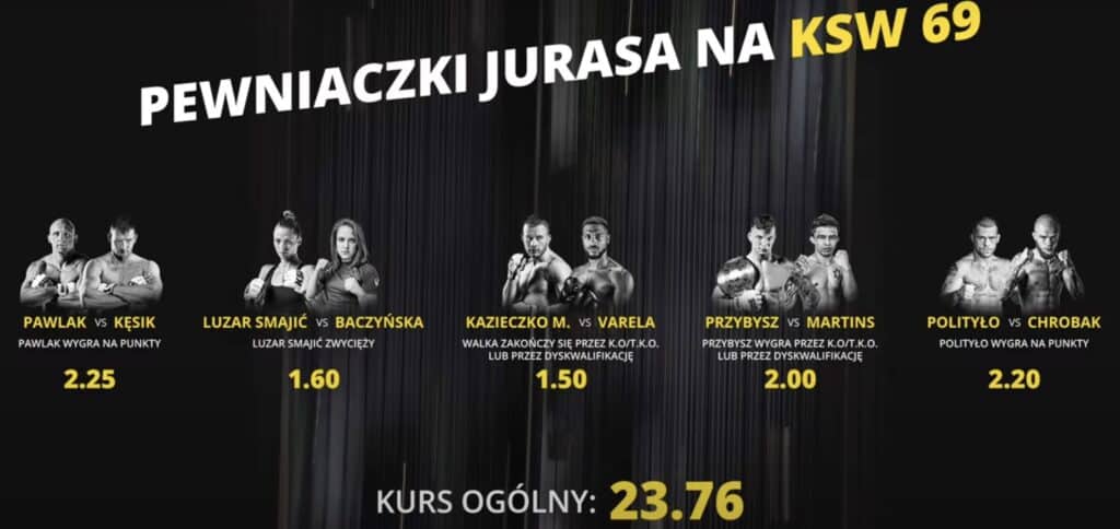 Pewniaki Jurasa na KSW 69