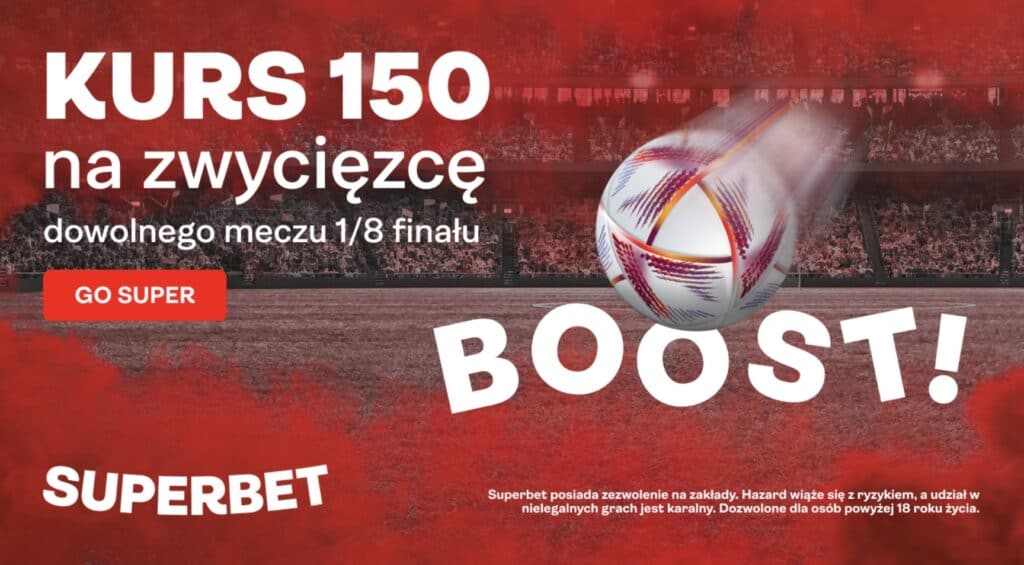 Kurs 150.0 na Francję u bukmachera Superbet z kodem "BETONLINE"!