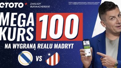 Mega kurs 100.0 na derby Madrytu w Etoto!