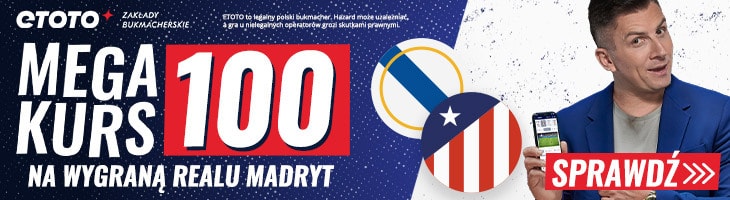 Real z kursem 100.0 w Etoto