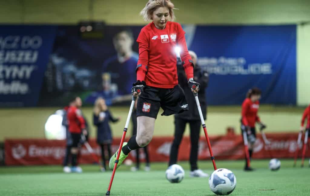 Ampfutbolistki ciężko trenowały podczas zgrupowania