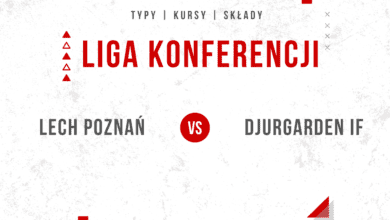 lech - Djurgarden typy kursy