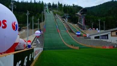 Nowa trybuna Średniej Krokwi na Igrzyska Europejskie