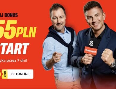Superbet kod promocyjny przy rejestracji - Bonus powitalny 3755 PLN!