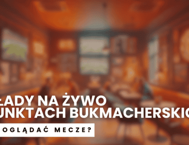 Zakłady na żywo w punktach bukmacherskich – gdzie oglądać mecze?