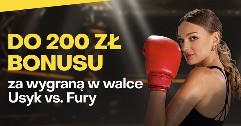 Do 200 zł w Fortunie na walkę Usyk - Fury