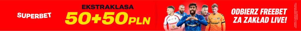 Promocja 50+50 na Ekstraklasę w Superbet - specjalny prezent!
